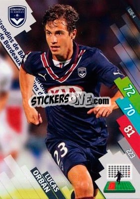 Sticker Lucas Orbán - FOOT 2014-2015. Adrenalyn XL n. GDB-4 - Panini
