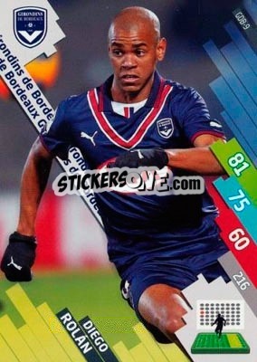 Sticker Diego Rolán - FOOT 2014-2015. Adrenalyn XL n. GDB-9 - Panini