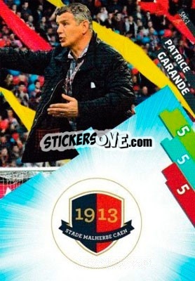 Sticker Patrice Garande/LOGO - FOOT 2014-2015. Adrenalyn XL n. SMC-1 - Panini