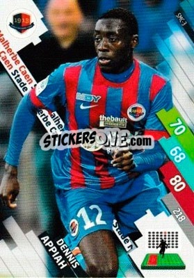Sticker Dennis Appiah - FOOT 2014-2015. Adrenalyn XL n. SMC-3 - Panini