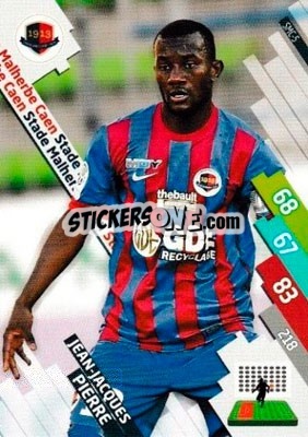 Sticker Jean-Jacques Pierre - FOOT 2014-2015. Adrenalyn XL n. SMC-5 - Panini