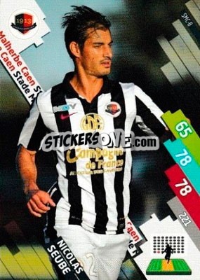 Sticker Nicolas Seube - FOOT 2014-2015. Adrenalyn XL n. SMC-8 - Panini