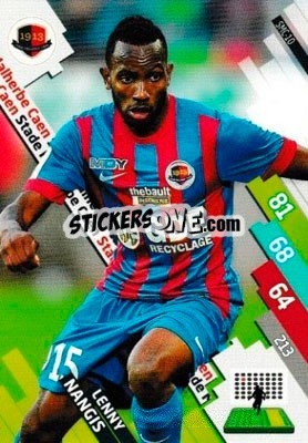 Sticker Lenny Nangis - FOOT 2014-2015. Adrenalyn XL n. SMC-10 - Panini