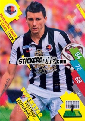 Sticker Mathieu Duhamel - FOOT 2014-2015. Adrenalyn XL n. SMC-12 - Panini