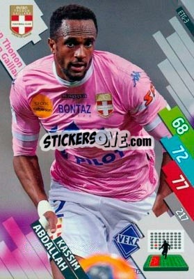 Figurina Kassim Abdallah - FOOT 2014-2015. Adrenalyn XL n. ETG-3 - Panini