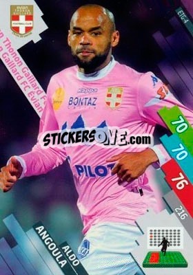 Figurina Aldo Angoula - FOOT 2014-2015. Adrenalyn XL n. ETG-4 - Panini