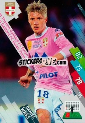 Sticker Daniel Wass - FOOT 2014-2015. Adrenalyn XL n. ETG-6 - Panini