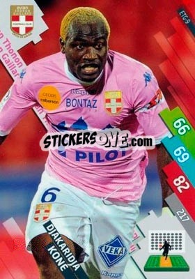 Figurina Djakaridja Koné - FOOT 2014-2015. Adrenalyn XL n. ETG-9 - Panini