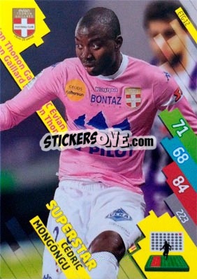 Sticker Cédric Mongongu - FOOT 2014-2015. Adrenalyn XL n. ETG-12 - Panini