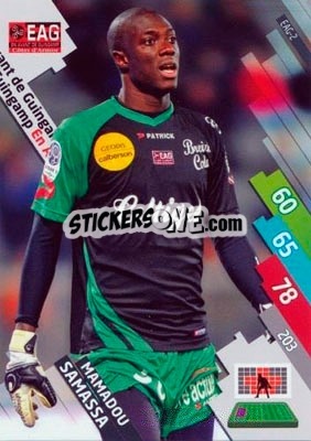 Sticker Mamadou Samassa - FOOT 2014-2015. Adrenalyn XL n. EAG-2 - Panini