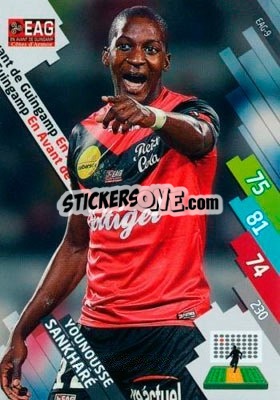 Sticker Younousse Sankharé - FOOT 2014-2015. Adrenalyn XL n. EAG-9 - Panini