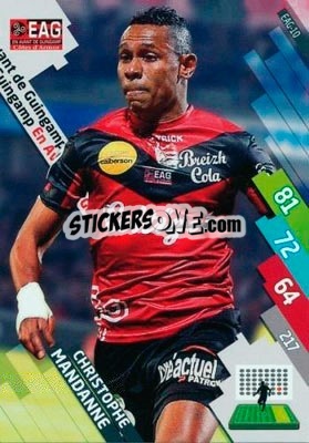 Cromo Christophe Mandanne - FOOT 2014-2015. Adrenalyn XL n. EAG-10 - Panini
