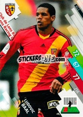 Sticker Ludovic Baal - FOOT 2014-2015. Adrenalyn XL n. RCL-3 - Panini