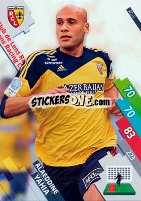 Sticker Alaeddine Yahia - FOOT 2014-2015. Adrenalyn XL n. RCL-5 - Panini