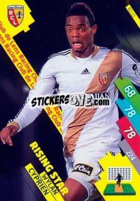 Sticker Wylan Cyprien - FOOT 2014-2015. Adrenalyn XL n. RCL-11 - Panini