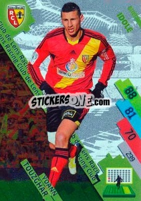 Sticker Yoann Touzghar - FOOT 2014-2015. Adrenalyn XL n. RCL-14 - Panini