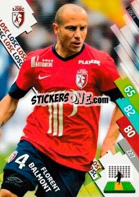 Sticker Florent Balmont - FOOT 2014-2015. Adrenalyn XL n. LOSC-5 - Panini