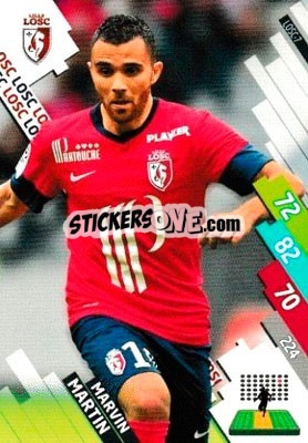 Cromo Marvin Martin - FOOT 2014-2015. Adrenalyn XL n. LOSC-7 - Panini