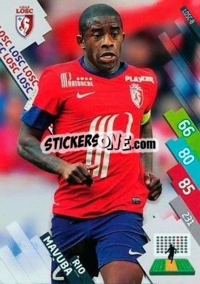 Sticker Rio Mavuba - FOOT 2014-2015. Adrenalyn XL n. LOSC-8 - Panini