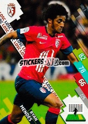 Sticker Ryan Mendes - FOOT 2014-2015. Adrenalyn XL n. LOSC-9 - Panini