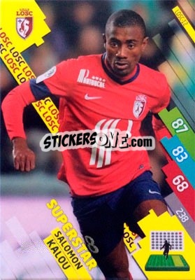 Sticker Salomon Kalou - FOOT 2014-2015. Adrenalyn XL n. LOSC-12 - Panini