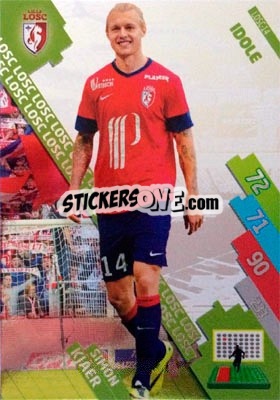 Sticker Simon Kjaer - FOOT 2014-2015. Adrenalyn XL n. LOSC-14 - Panini