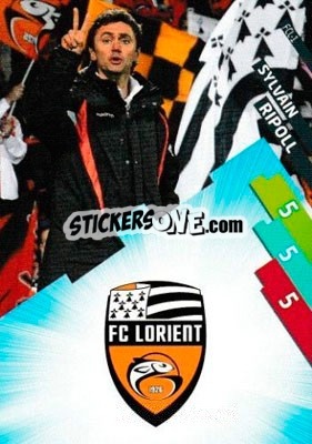 Sticker Sylvain Ripoll/LOGO - FOOT 2014-2015. Adrenalyn XL n. FCL-1 - Panini