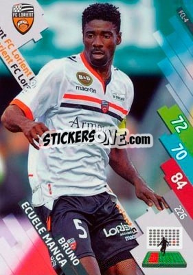 Figurina Bruno Ecuele Manga - FOOT 2014-2015. Adrenalyn XL n. FCL-4 - Panini