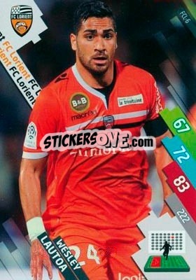 Sticker Wesley Lautoa - FOOT 2014-2015. Adrenalyn XL n. FCL-6 - Panini