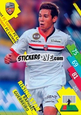 Sticker Raphaël Guerreiro - FOOT 2014-2015. Adrenalyn XL n. FCL-11 - Panini