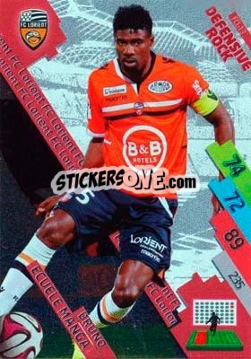 Figurina Bruno Ecuele Manga - FOOT 2014-2015. Adrenalyn XL n. FCL-13 - Panini