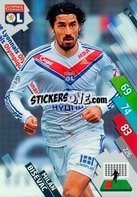 Cromo Milan Biševac - FOOT 2014-2015. Adrenalyn XL n. OL-4 - Panini