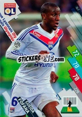 Sticker Gueïda Fofana - FOOT 2014-2015. Adrenalyn XL n. OL-7 - Panini