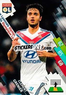 Sticker Clément Grenier - FOOT 2014-2015. Adrenalyn XL n. OL-10 - Panini