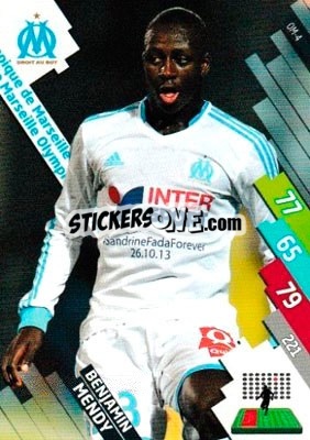 Sticker Benjamin Mendy - FOOT 2014-2015. Adrenalyn XL n. OM-4 - Panini