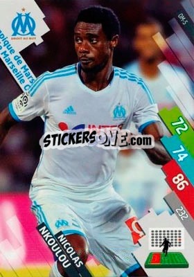 Sticker Nicolas Nkoulou - FOOT 2014-2015. Adrenalyn XL n. OM-5 - Panini