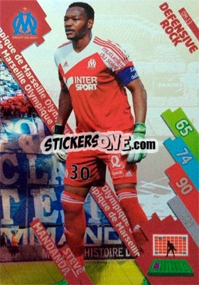 Sticker Steve Mandanda - FOOT 2014-2015. Adrenalyn XL n. OM-13 - Panini