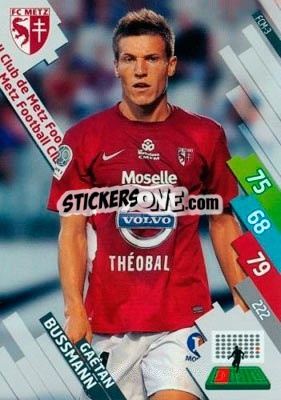 Cromo Gaëtan Bussmann - FOOT 2014-2015. Adrenalyn XL n. FCM-3 - Panini