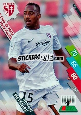 Sticker Romain Métanire - FOOT 2014-2015. Adrenalyn XL n. FCM-5 - Panini