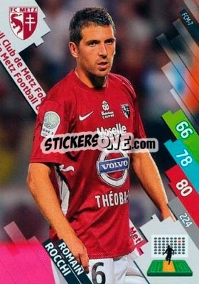 Figurina Romain Rocchi - FOOT 2014-2015. Adrenalyn XL n. FCM-7 - Panini