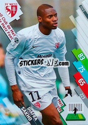 Sticker Diafra Sakho - FOOT 2014-2015. Adrenalyn XL n. FCM-9 - Panini