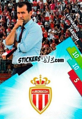 Sticker Leonardo Jardim/LOGO - FOOT 2014-2015. Adrenalyn XL n. MON-1 - Panini