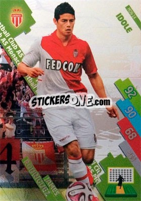 Sticker James Rodríguez - FOOT 2014-2015. Adrenalyn XL n. MON-14 - Panini