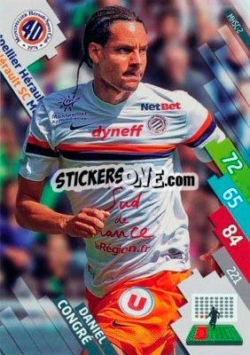 Sticker Daniel Congré - FOOT 2014-2015. Adrenalyn XL n. MHSC-2 - Panini
