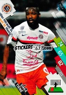 Sticker Siaka Tiéné - FOOT 2014-2015. Adrenalyn XL n. MHSC-4 - Panini