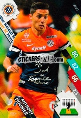 Sticker Anthony Mounier - FOOT 2014-2015. Adrenalyn XL n. MHSC-7 - Panini