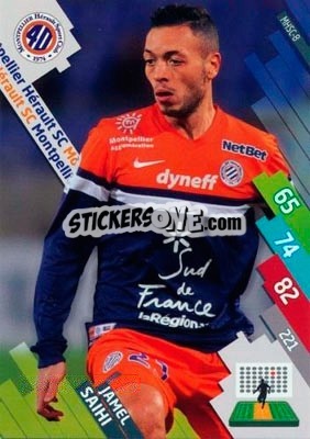 Sticker Jamel Saihi - FOOT 2014-2015. Adrenalyn XL n. MHSC-8 - Panini