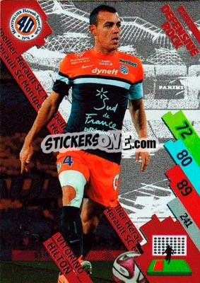 Sticker Vitorino Hilton - FOOT 2014-2015. Adrenalyn XL n. MHSC-13 - Panini