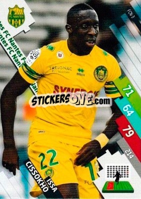 Sticker Issa Cissokho - FOOT 2014-2015. Adrenalyn XL n. FCN-3 - Panini