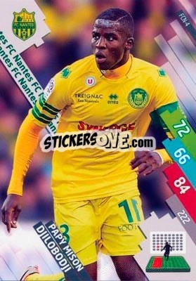 Cromo Papy Mison Djilobodji - FOOT 2014-2015. Adrenalyn XL n. FCN-4 - Panini
